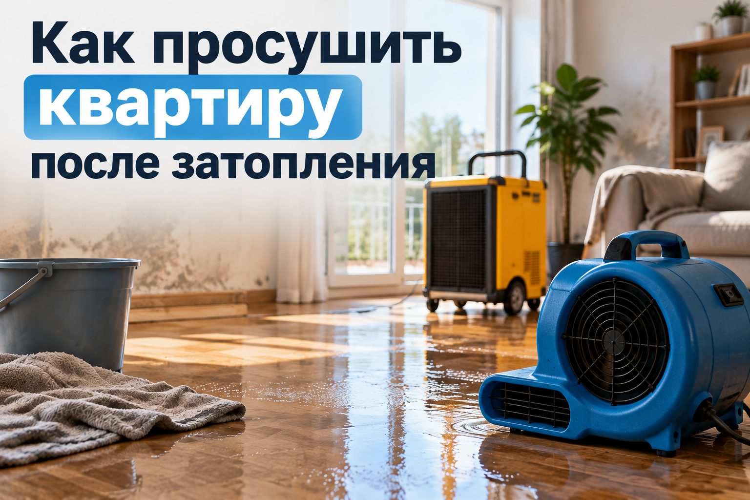 как просушить квартиру